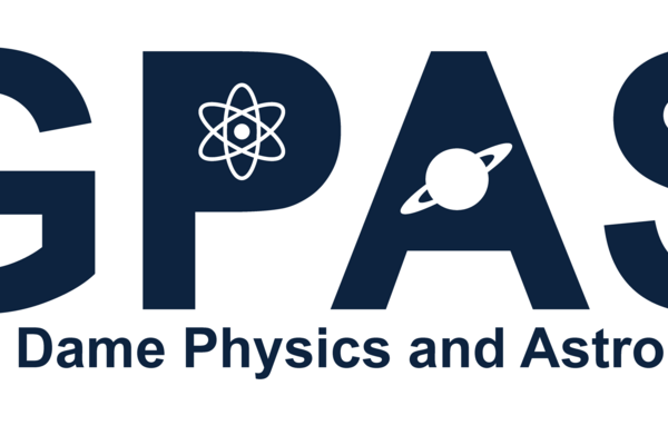 Logo for the Graduate Physics and Astronomy student group at the University of Notre Dame