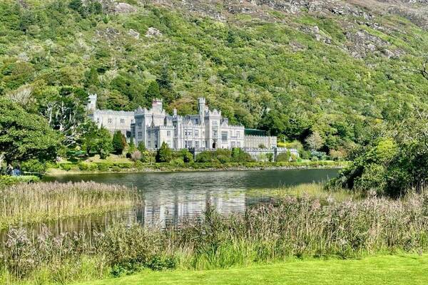 Kylemore Abbey building in Ireland